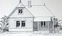 Picture 15 of 46 from How should I build comfortable: cheap and neatly? Villa buildings and private homes: Facade and plans to simpler villas along line costing in construction / af AT Stock Holm. (1907), leaf 29
