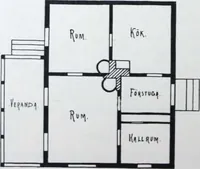 Picture 20 of 46 from How should I build comfortable: cheap and neatly? Villa buildings and private homes: Facade and plans to simpler villas along line costing in construction / af AT Stock Holm. (1907), leaf 35