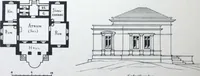 Picture 38 of 46 from How should I build comfortable: cheap and neatly? Villa buildings and private homes: Facade and plans to simpler villas along line costing in construction / af AT Stock Holm. (1907), leaf 51