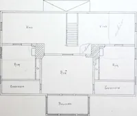 An illustration from How should I build comfortable: cheap and neatly? Villa buildings and private homes: Facade and plans to simpler villas along line costing in construction / af AT Stock Holm. (1907)
