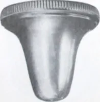 An illustration from Illustrated catalog of ornamental spun and stamped shells and fittings for gas and electric fixtures manufactured by the Standard Metal Spinning Co. (1914)