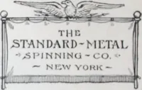 An illustration from Illustrated catalog of ornamental spun and stamped shells and fittings for gas and electric fixtures manufactured by the Standard Metal Spinning Co. (1914)