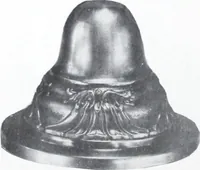 An illustration from Illustrated catalog of ornamental spun and stamped shells and fittings for gas and electric fixtures manufactured by the Standard Metal Spinning Co. (1914)