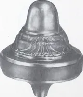 An illustration from Illustrated catalog of ornamental spun and stamped shells and fittings for gas and electric fixtures manufactured by the Standard Metal Spinning Co. (1914)