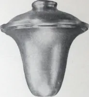 An illustration from Illustrated catalog of ornamental spun and stamped shells and fittings for gas and electric fixtures manufactured by the Standard Metal Spinning Co. (1914)