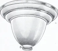 An illustration from Illustrated catalog of ornamental spun and stamped shells and fittings for gas and electric fixtures manufactured by the Standard Metal Spinning Co. (1914)