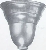 An illustration from Illustrated catalog of ornamental spun and stamped shells and fittings for gas and electric fixtures manufactured by the Standard Metal Spinning Co. (1914)