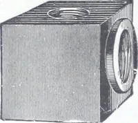 An illustration from Illustrated catalog of ornamental spun and stamped shells and fittings for gas and electric fixtures manufactured by the Standard Metal Spinning Co. (1914)