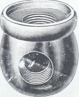 An illustration from Illustrated catalog of ornamental spun and stamped shells and fittings for gas and electric fixtures manufactured by the Standard Metal Spinning Co. (1914)