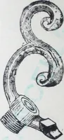 An illustration from Illustrated catalog of ornamental spun and stamped shells and fittings for gas and electric fixtures manufactured by the Standard Metal Spinning Co. (1914)