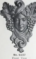 An illustration from Illustrated catalog of ornamental spun and stamped shells and fittings for gas and electric fixtures manufactured by the Standard Metal Spinning Co. (1914)