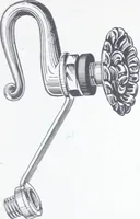 An illustration from Illustrated catalog of ornamental spun and stamped shells and fittings for gas and electric fixtures manufactured by the Standard Metal Spinning Co. (1914)