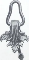 An illustration from Illustrated catalog of ornamental spun and stamped shells and fittings for gas and electric fixtures manufactured by the Standard Metal Spinning Co. (1914)