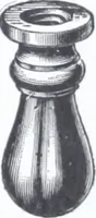 An illustration from Illustrated catalog of ornamental spun and stamped shells and fittings for gas and electric fixtures manufactured by the Standard Metal Spinning Co. (1914)
