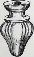 An illustration from Illustrated catalog of ornamental spun and stamped shells and fittings for gas and electric fixtures manufactured by the Standard Metal Spinning Co. (1914)