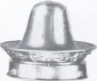 An illustration from Illustrated catalog of ornamental spun and stamped shells and fittings for gas and electric fixtures manufactured by the Standard Metal Spinning Co. (1914)