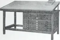 An illustration from Illustrated catalogue and price-list of drawing and tracing papers, sun print papers and equipments, drawing instruments and materials, surveying instruments, accessories, etc. / Kolesch & Company. (1917)