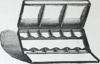 An illustration from Illustrated catalogue and price-list of drawing and tracing papers, sun print papers and equipments, drawing instruments and materials, surveying instruments, accessories, etc. / Kolesch & Company. (1917)