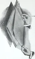 An illustration from Illustrated catalogue and price-list of drawing and tracing papers, sun print papers and equipments, drawing instruments and materials, surveying instruments, accessories, etc. / Kolesch & Company. (1917)