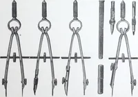 An illustration from Illustrated catalogue and price-list of drawing and tracing papers, sun print papers and equipments, drawing instruments and materials, surveying instruments, accessories, etc. / Kolesch & Company. (1917)