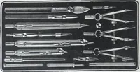 An illustration from Illustrated catalogue and price-list of drawing and tracing papers, sun print papers and equipments, drawing instruments and materials, surveying instruments, accessories, etc. / Kolesch & Company. (1917)
