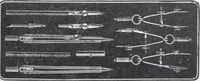 An illustration from Illustrated catalogue and price-list of drawing and tracing papers, sun print papers and equipments, drawing instruments and materials, surveying instruments, accessories, etc. / Kolesch & Company. (1917)