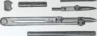 An illustration from Illustrated catalogue and price-list of drawing and tracing papers, sun print papers and equipments, drawing instruments and materials, surveying instruments, accessories, etc. / Kolesch & Company. (1917)