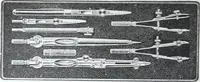 An illustration from Illustrated catalogue and price-list of drawing and tracing papers, sun print papers and equipments, drawing instruments and materials, surveying instruments, accessories, etc. / Kolesch & Company. (1917)