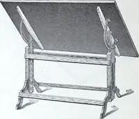 An illustration from Illustrated catalogue and price-list of drawing and tracing papers, sun print papers and equipments, drawing instruments and materials, surveying instruments, accessories, etc. / Kolesch & Company. (1907)
