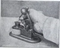 An illustration from Illustrated catalogue and price-list of drawing and tracing papers, sun print papers and equipments, drawing instruments and materials, surveying instruments, accessories, etc. / Kolesch & Company. (1907)