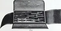 An illustration from Illustrated catalogue and price-list of drawing and tracing papers, sun print papers and equipments, drawing instruments and materials, surveying instruments, accessories, etc. / Kolesch & Company. (1907)