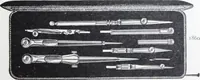 An illustration from Illustrated catalogue and price-list of drawing and tracing papers, sun print papers and equipments, drawing instruments and materials, surveying instruments, accessories, etc. / Kolesch & Company. (1907)