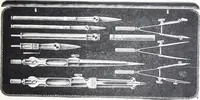 An illustration from Illustrated catalogue and price-list of drawing and tracing papers, sun print papers and equipments, drawing instruments and materials, surveying instruments, accessories, etc. / Kolesch & Company. (1907)