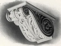 An illustration from Illustrated catalogue of composition capitals and brackets. (1906)