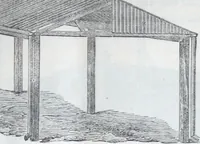 An illustration from Illustrated catalogue of galvanized iron roofing and shedding, iron structures, &c. : patent portable steel railways, railway plant, iron bridges, &c. (1884)