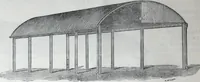 An illustration from Illustrated catalogue of galvanized iron roofing and shedding, iron structures, &c. : patent portable steel railways, railway plant, iron bridges, &c. (1884)