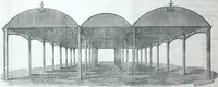 An illustration from Illustrated catalogue of galvanized iron roofing and shedding, iron structures, &c. : patent portable steel railways, railway plant, iron bridges, &c. (1884)