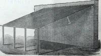 An illustration from Illustrated catalogue of galvanized iron roofing and shedding, iron structures, &c. : patent portable steel railways, railway plant, iron bridges, &c. (1884)