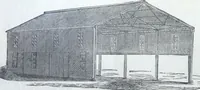 An illustration from Illustrated catalogue of galvanized iron roofing and shedding, iron structures, &c. : patent portable steel railways, railway plant, iron bridges, &c. (1884)