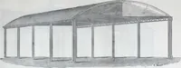 An illustration from Illustrated catalogue of galvanized iron roofing and shedding, iron structures, &c. : patent portable steel railways, railway plant, iron bridges, &c. (1884)