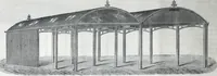 An illustration from Illustrated catalogue of galvanized iron roofing and shedding, iron structures, &c. : patent portable steel railways, railway plant, iron bridges, &c. (1884)