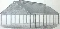 An illustration from Illustrated catalogue of galvanized iron roofing and shedding, iron structures, &c. : patent portable steel railways, railway plant, iron bridges, &c. (1884)