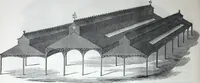 An illustration from Illustrated catalogue of galvanized iron roofing and shedding, iron structures, &c. : patent portable steel railways, railway plant, iron bridges, &c. (1884)