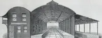 An illustration from Illustrated catalogue of galvanized iron roofing and shedding, iron structures, &c. : patent portable steel railways, railway plant, iron bridges, &c. (1884)