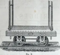 An illustration from Illustrated catalogue of galvanized iron roofing and shedding, iron structures, &c. : patent portable steel railways, railway plant, iron bridges, &c. (1884)
