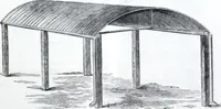 An illustration from Illustrated catalogue of galvanized iron roofing and shedding, iron structures, &c. : patent portable steel railways, railway plant, iron bridges, &c. (1884)