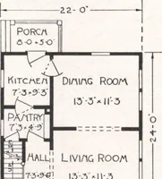 An illustration from Sterling homes, catalog no. 17 (1920)