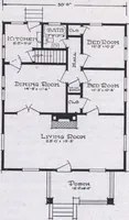 An illustration from The famous fifty and other favorite homes (1916)