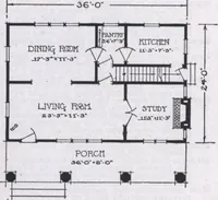 An illustration from The famous fifty and other favorite homes (1916)