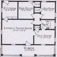 An illustration from The famous fifty and other favorite homes (1916)
